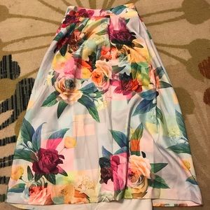 city chic skirt colors with flowers xxl (24plus)